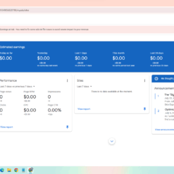 Scenecraft Adsense Dashboard