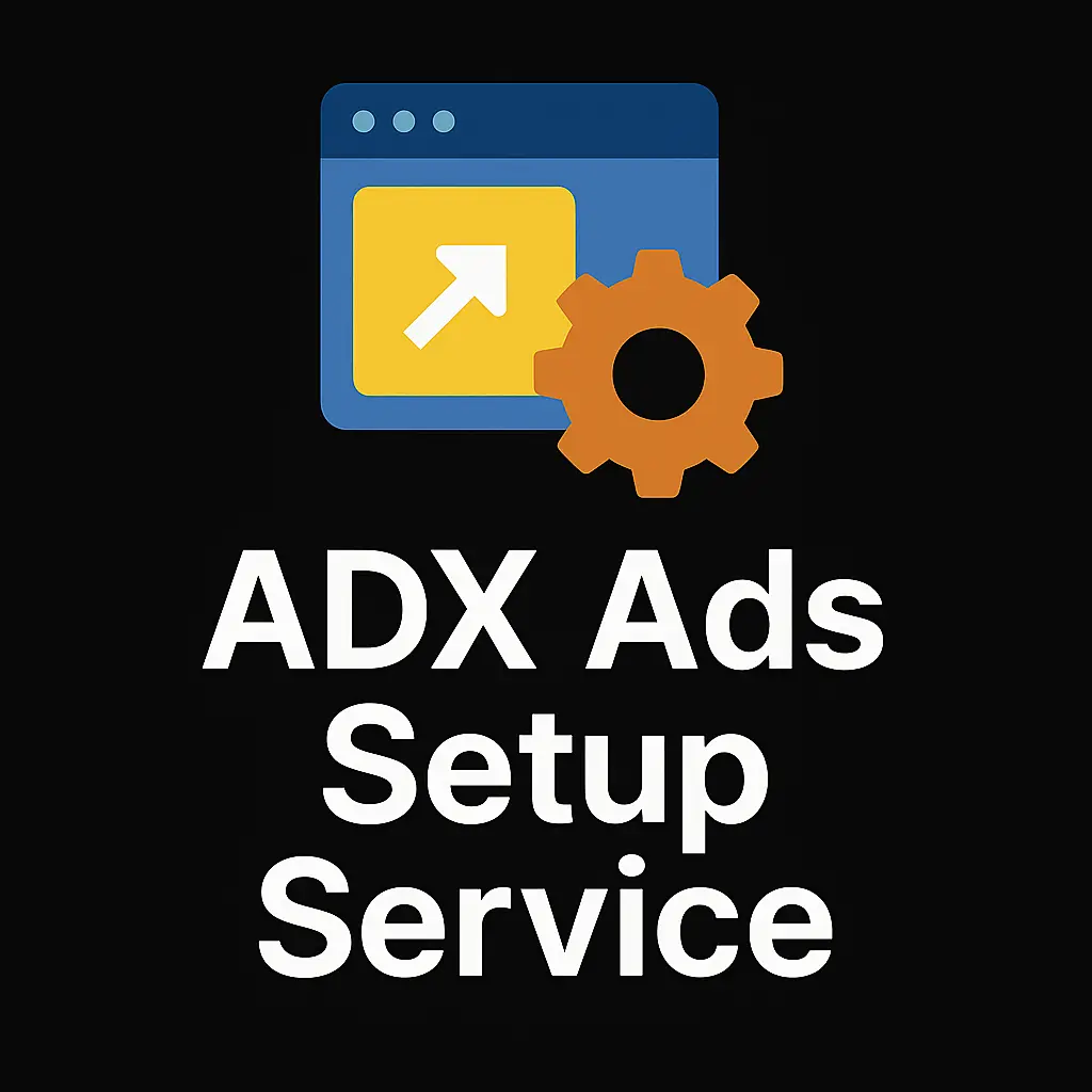 ADX Ads Setup Service – Professional AdX Integration for Maximum Revenue