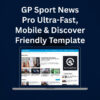 GP Sport News Pro – Ultra-Fast, Mobile & Discover Friendly Blogging Theme