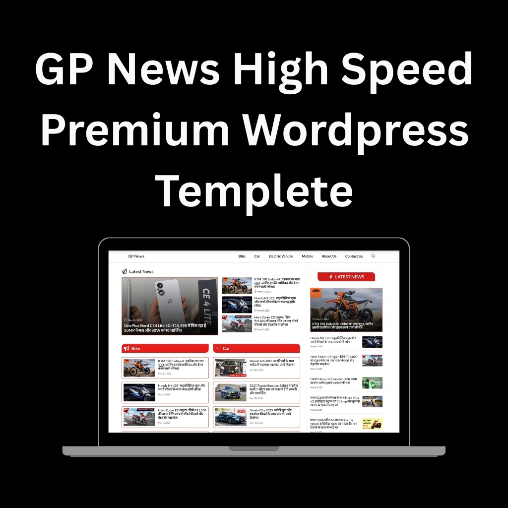 GP News – Custom GeneratePress Template (GenerateBlocks Pro + GP Premium)